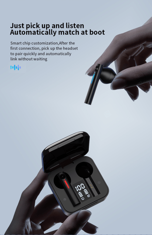 Bluetooth Earphones LED Wireless TWS with Microphone - My 2 buy