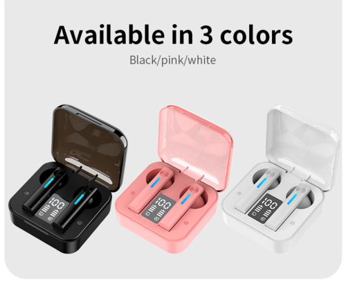 Bluetooth Earphones LED Wireless TWS with Microphone - My 2 buy