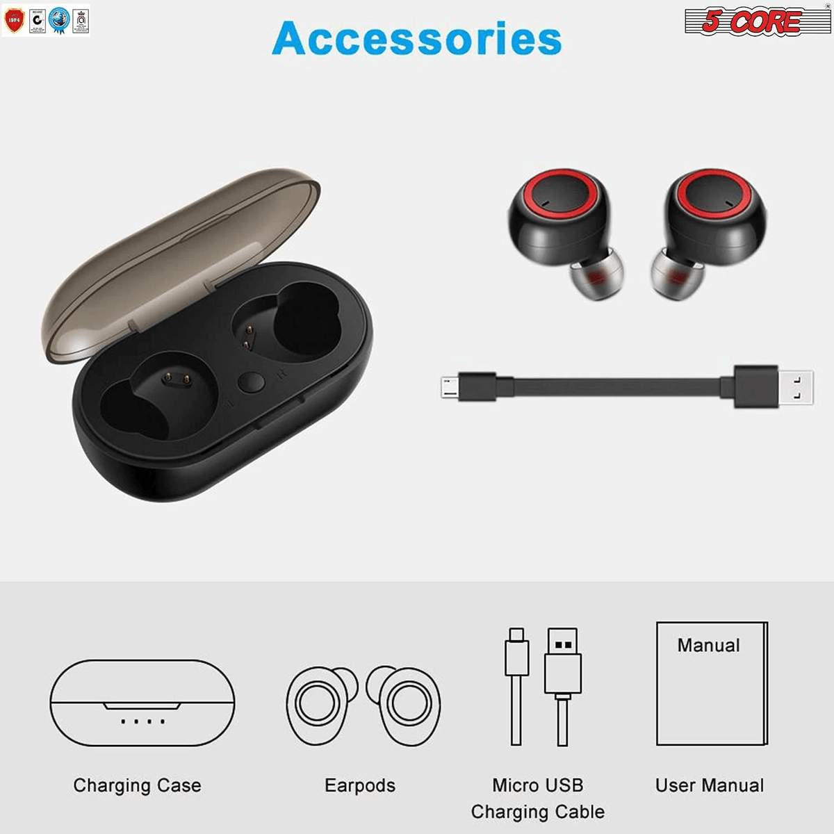 Bluetooth Headphones Wireless TWS Bluetooth Earpods - My 2 buyTech Accessories