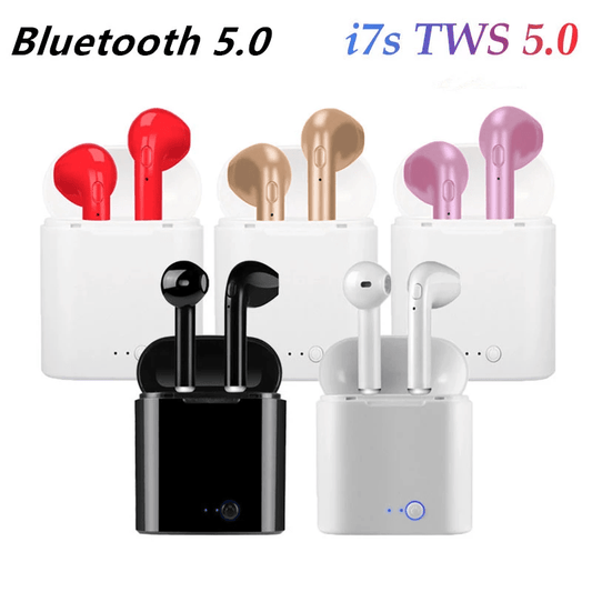 Bluetooth i7s TWS Wireless earbuds for Iphone Huawei Samsung - My 2 buyTech Accessories