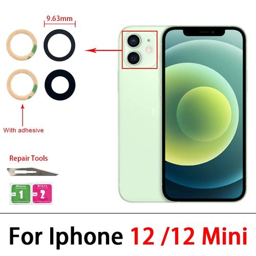 Camera Glass Lens Back Rear Camera Glass Lens with Glue Replacement - My 2 buyOther