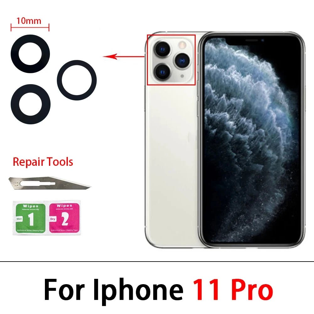 Camera Glass Lens Back Rear Camera Glass Lens with Glue Replacement - My 2 buyOther