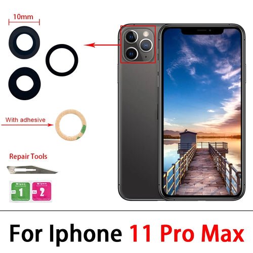 Camera Glass Lens Back Rear Camera Glass Lens with Glue Replacement - My 2 buyOther