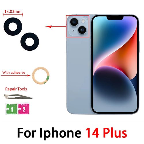 Camera Glass Lens Back Rear Camera Glass Lens with Glue Replacement - My 2 buyOther