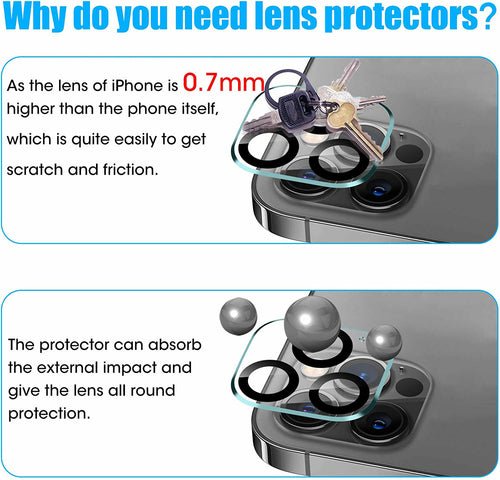 Camera Lens HD Tempered Glass Protector for iPhone 12 Pro Max 6.7 - My 2 buy