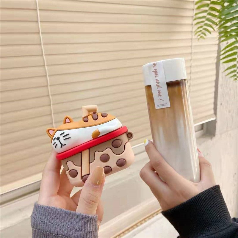 Cartoon Cute Cat Bluetooth Earphone Protective Cover - My 2 buyCases & Covers