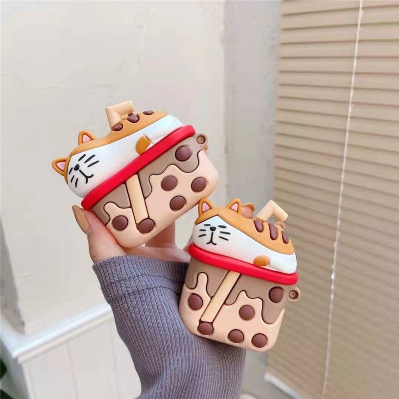 Cartoon Cute Cat Bluetooth Earphone Protective Cover - My 2 buyCases & Covers
