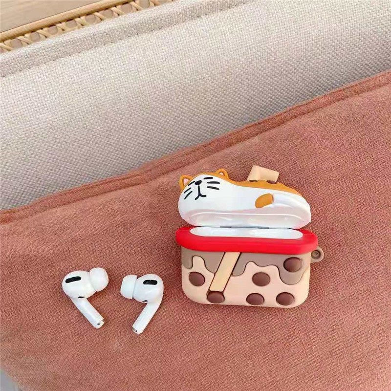 Cartoon Cute Cat Bluetooth Earphone Protective Cover - My 2 buyCases & Covers