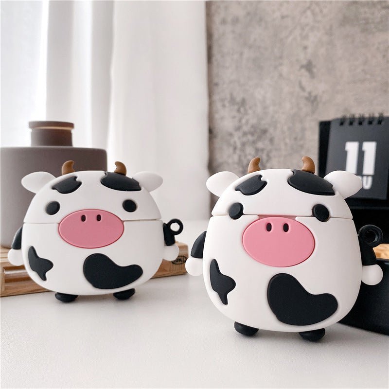Cartoon Sitting Cow Headphone Cover Protective Shell - My 2 buyCases & Covers