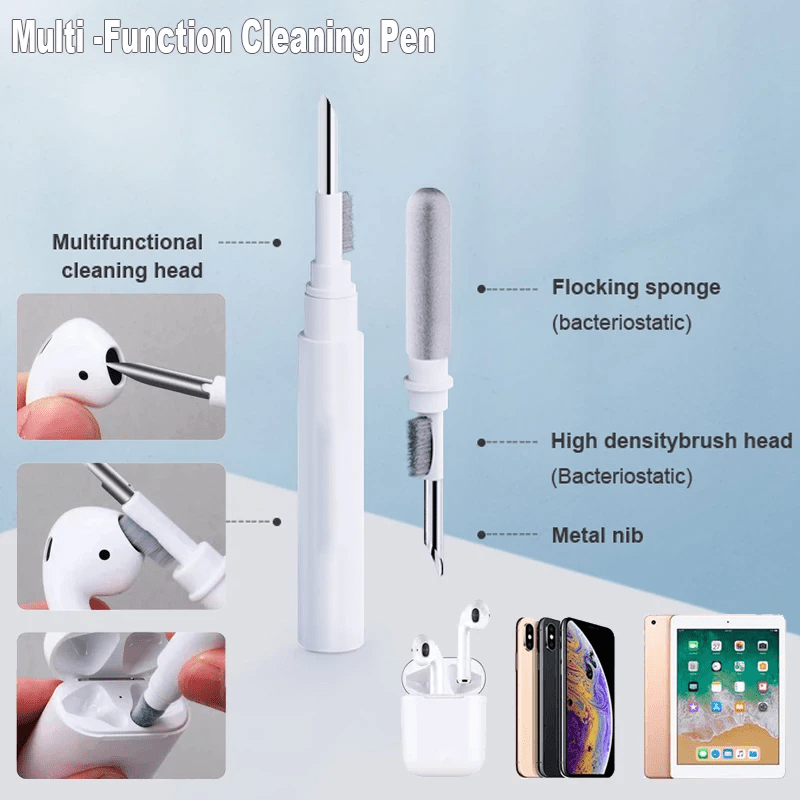 قلم تنظيف لسماعات Airpods Pro 1 2 مجموعة تنظيف سماعات فرشاة ناعمة للعلبة - ملحقات تقنية My 2 buy