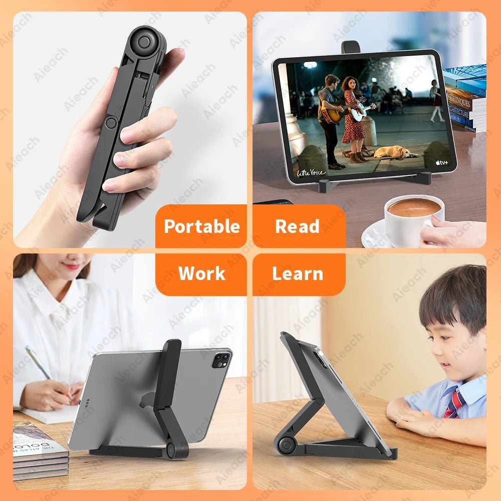 Desktops Stand For Tablet 4.7 to 12.9 inch , Adjustable Folding - My 2 buyOther