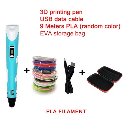 Electronic 3D Printing Pen with 9M PLA Consumables High-Temperature 3D - My 2 buyOther