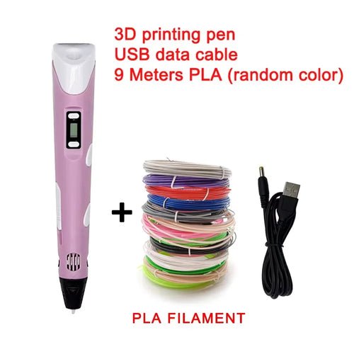 Electronic 3D Printing Pen with 9M PLA Consumables High-Temperature 3D - My 2 buyOther