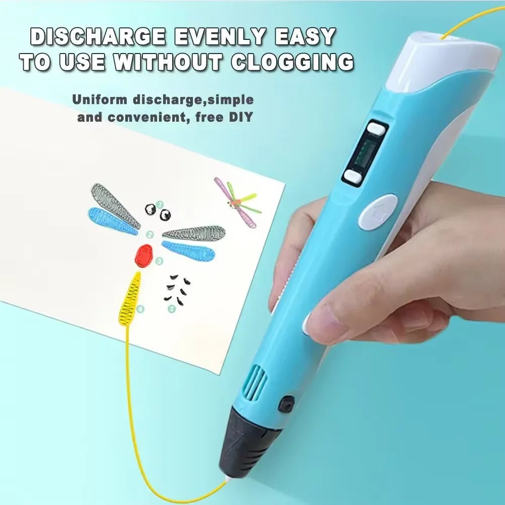 Electronic 3D Printing Pen with 9M PLA Consumables High-Temperature 3D - My 2 buyOther