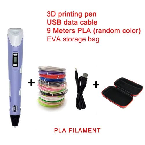 Electronic 3D Printing Pen with 9M PLA Consumables High-Temperature 3D - My 2 buyOther