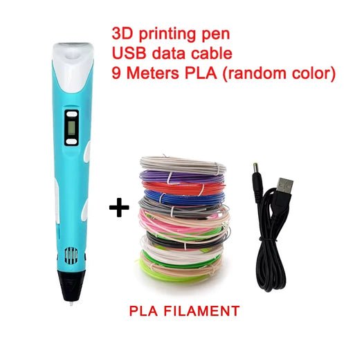 Electronic 3D Printing Pen with 9M PLA Consumables High-Temperature 3D - My 2 buyOther