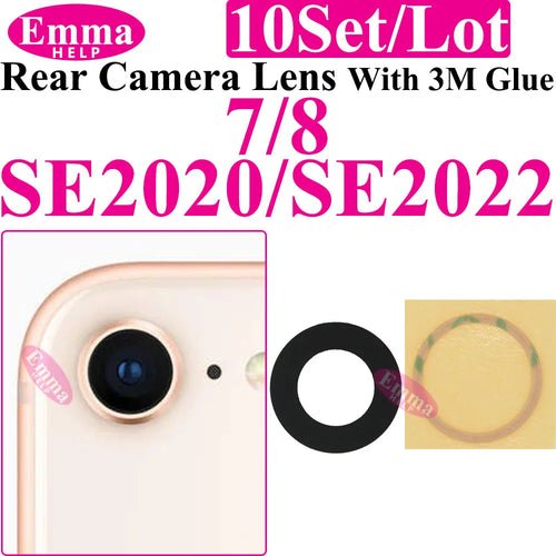Emmahelp 10pcs A+ Back Camera Glass for iPhone 11 12 13 14 15 Pro Max - My 2 buyOther