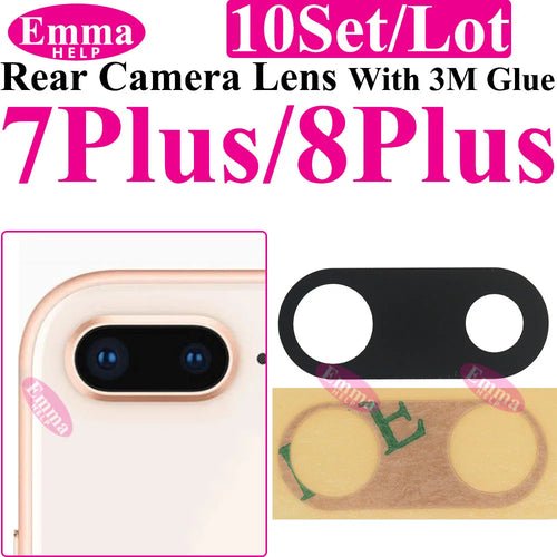 Emmahelp 10pcs A+ Back Camera Glass for iPhone 11 12 13 14 15 Pro Max - My 2 buyOther
