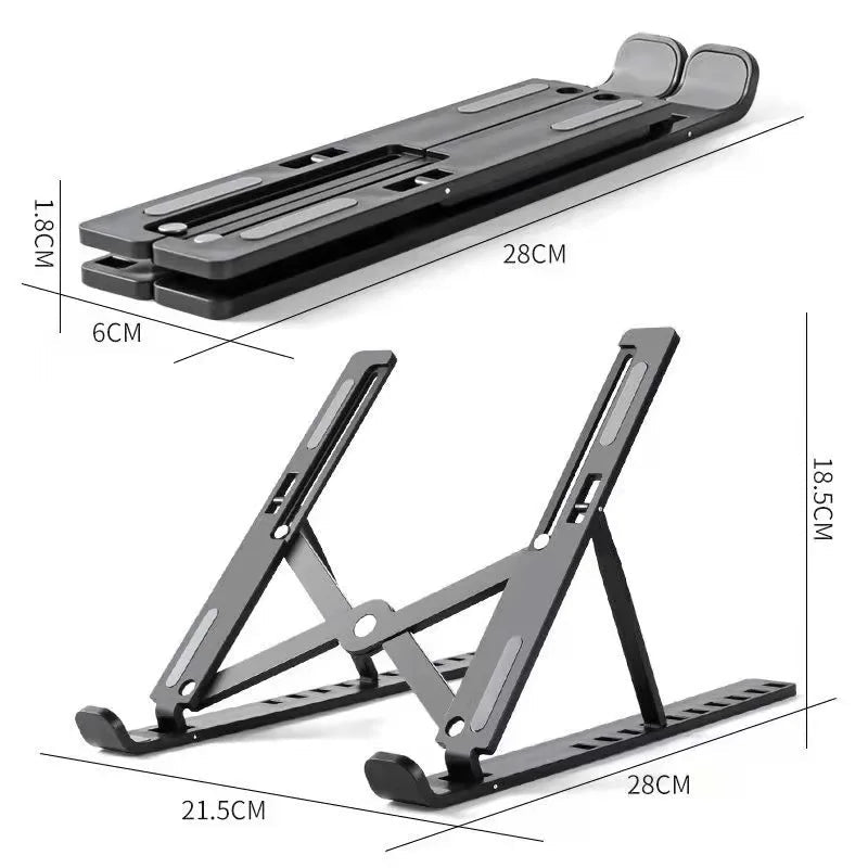 Foldable Laptop Stand Adjustable Portable Notebook Bracket Support - My 2 buyOther