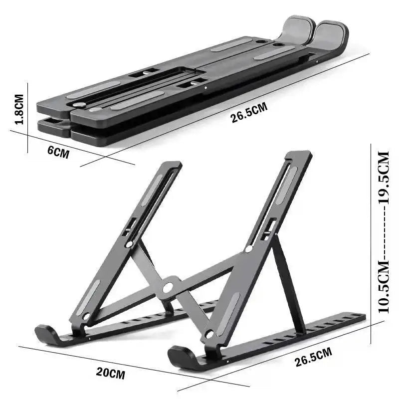 Foldable Laptop Stand Adjustable Portable Notebook Bracket Support - My 2 buyOther