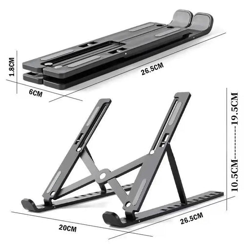 Foldable Laptop Stand Adjustable Portable Notebook Bracket Support - My 2 buyOther