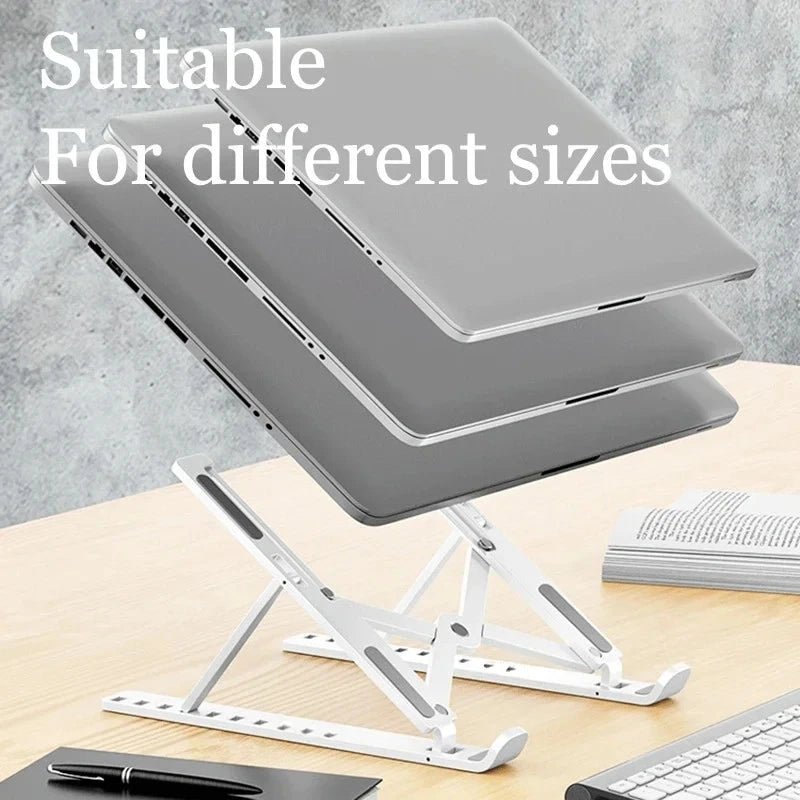 Foldable Laptop Stand Adjustable Portable Notebook Bracket Support - My 2 buyOther
