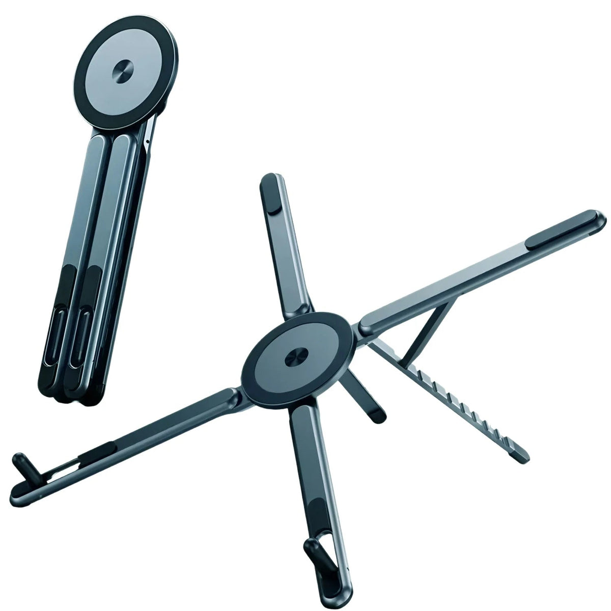 Foldable Magnetic Laptop Stand ABS Plastic Portable Adjustable Stand - My 2 buyOther