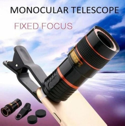HD Optical Zoom Smartphone Lens with Universal Mobile Phone Clip - My 2 buy