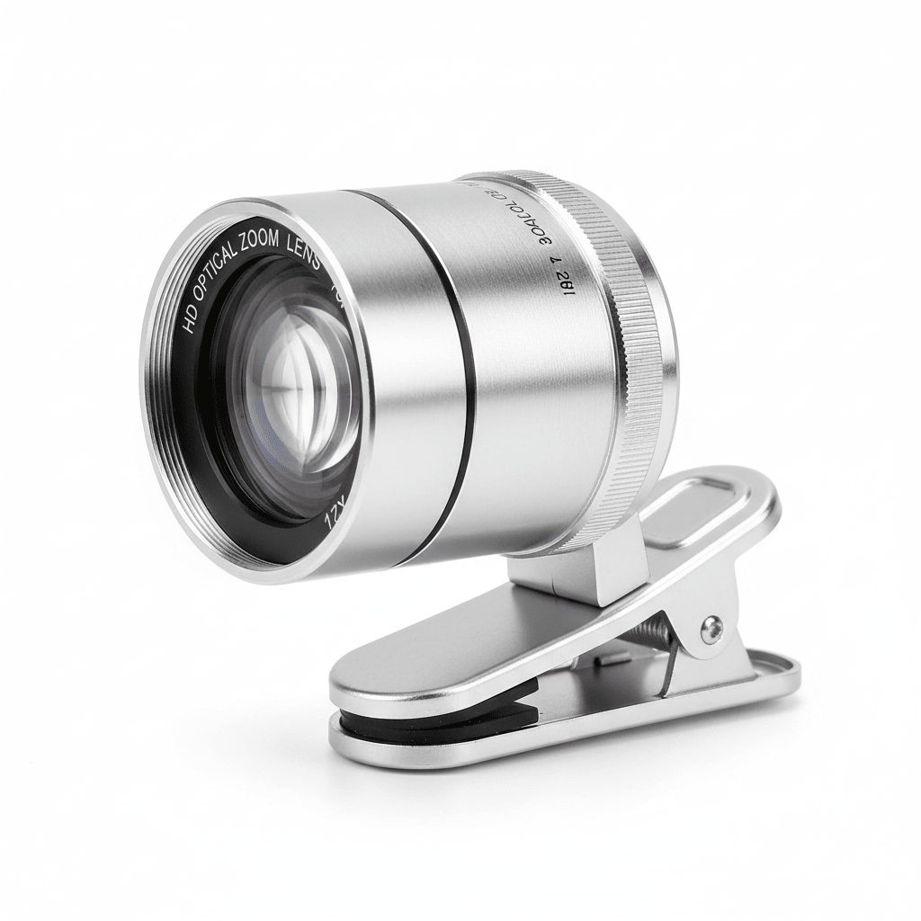 HD Optical Zoom Smartphone Lens with Universal Mobile Phone Clip - My 2 buy