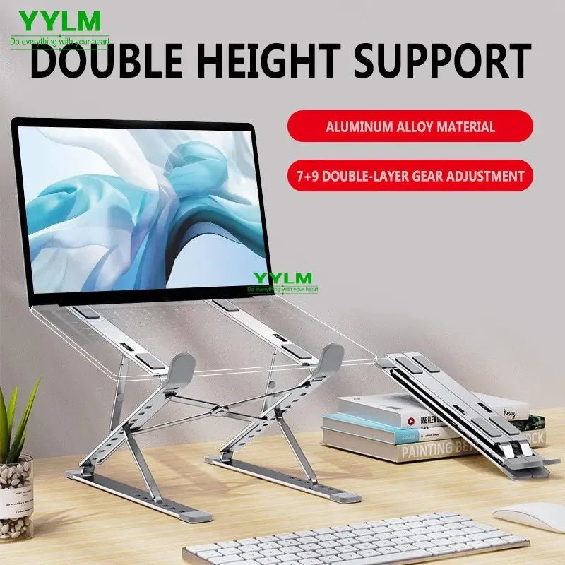 High-efficiency aluminum alloy laptop stand, adjustable, - My 2 buyOther