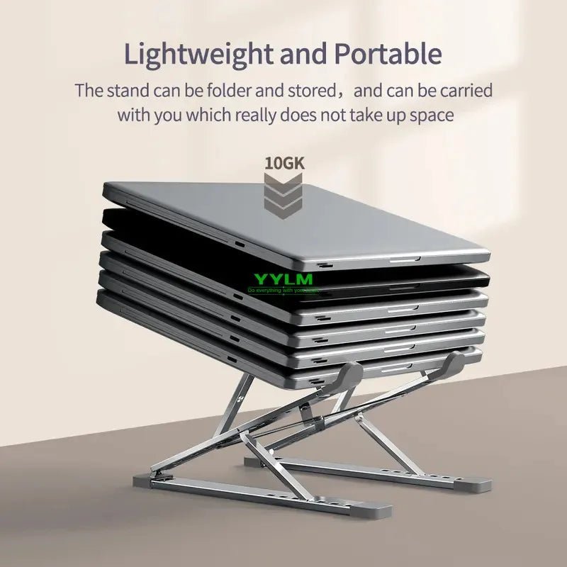 High-efficiency aluminum alloy laptop stand, adjustable, - My 2 buyOther