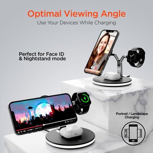 HyperGear MaxCharge 3-in-1 MagSafe Wireless Charging Stand for Phones - My 2 buy