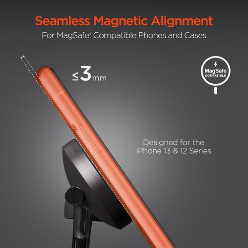 HyperGear MaxCharge 3-in-1 MagSafe Wireless Charging Stand for Phones - My 2 buy