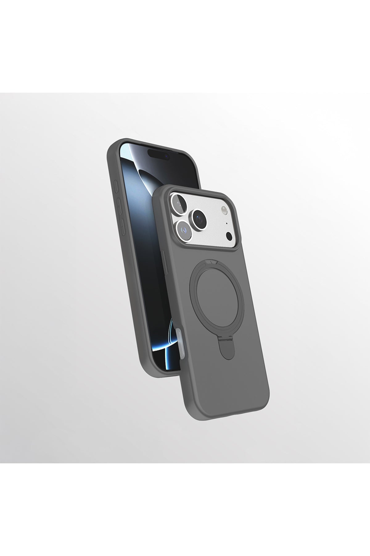 iPhone 17 Pro Max Case Magnetic Charging Ring Stand - Samara Cover - My 2 buyCases & Covers