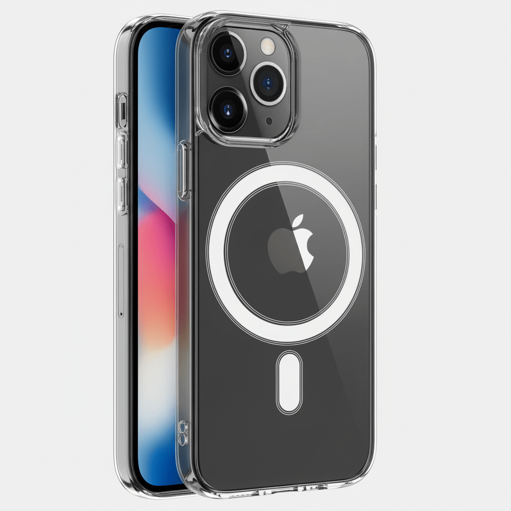 غطاء KIKO شفاف واضح دائري مغناطيسي Magsafe لهاتف iPhone 13 Pro - ملحقات تقنية My 2 buy