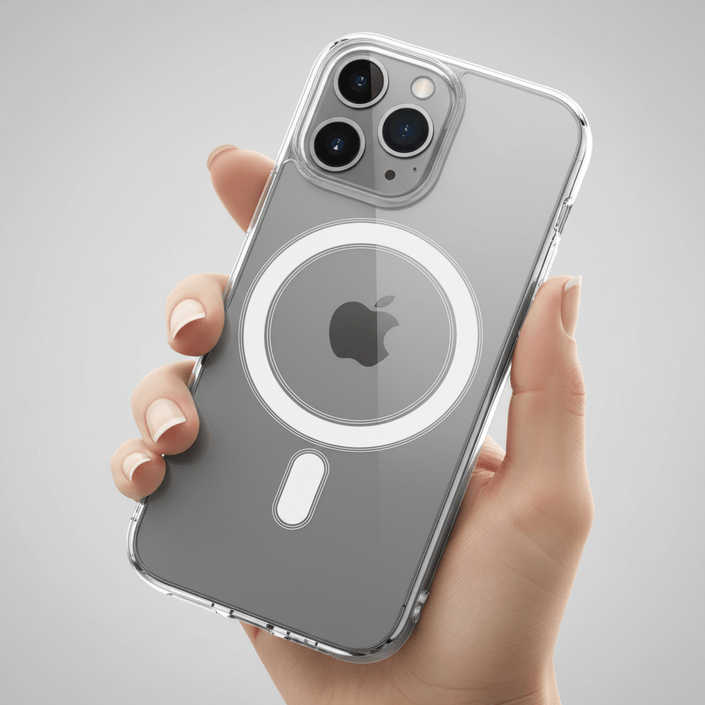 غطاء KIKO شفاف واضح دائري مغناطيسي Magsafe لهاتف iPhone 13 Pro - ملحقات تقنية My 2 buy