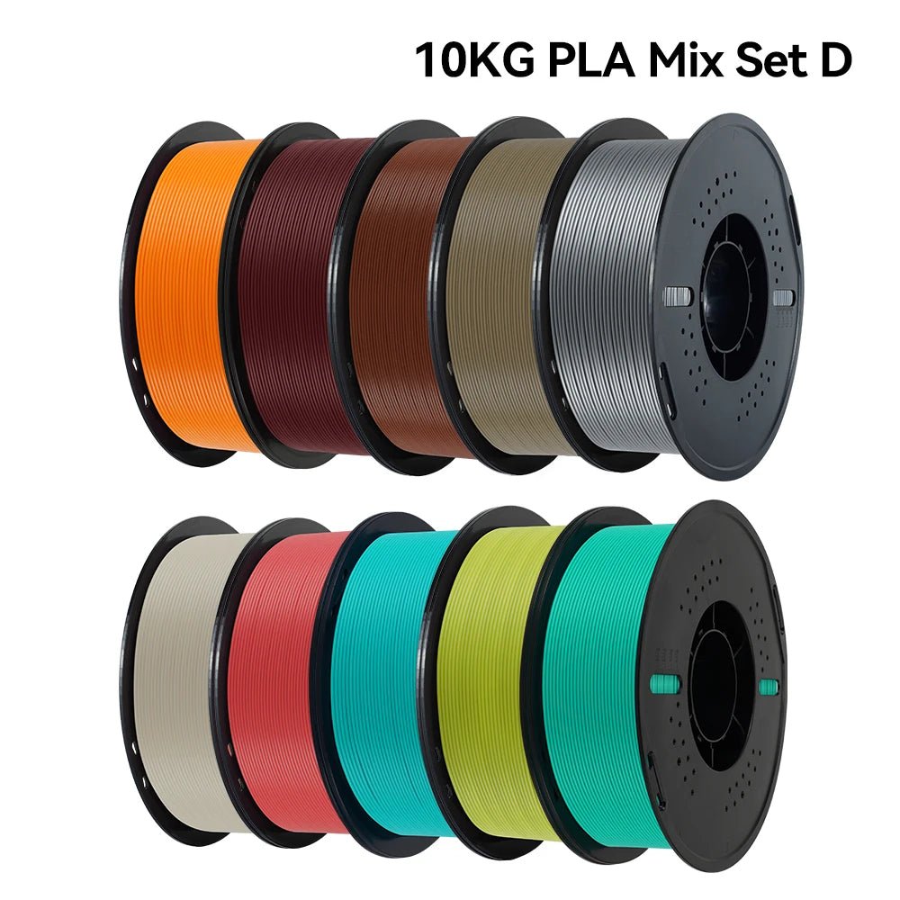 KINGROON 10KG/22LBS Multicolor PLA Filament 1KG/Roll 1.75mm For 3D - My 2 buyOther