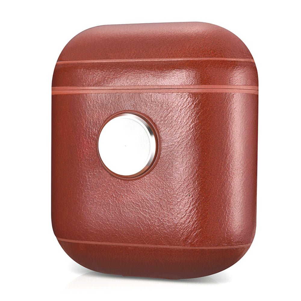 Leather Earphone Case Gyro Box For AirPods Red - My 2 buyMobile & Laptop Accessories