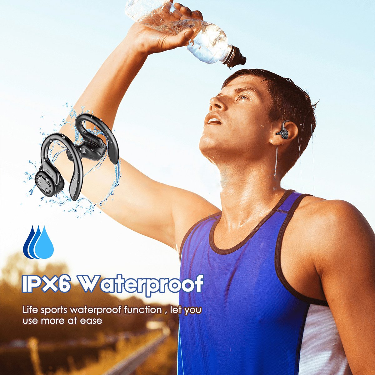 LED Display TWS Sport Bluetooth V5.0 Headset For Iphone Huawei - My 2 buyTech Accessories