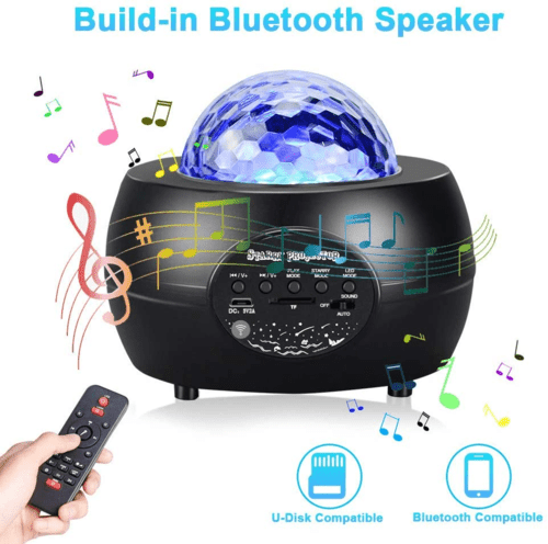 LED Night Light Starry Sky Projector with Bluetooth Wireless Speaker - My 2 buy