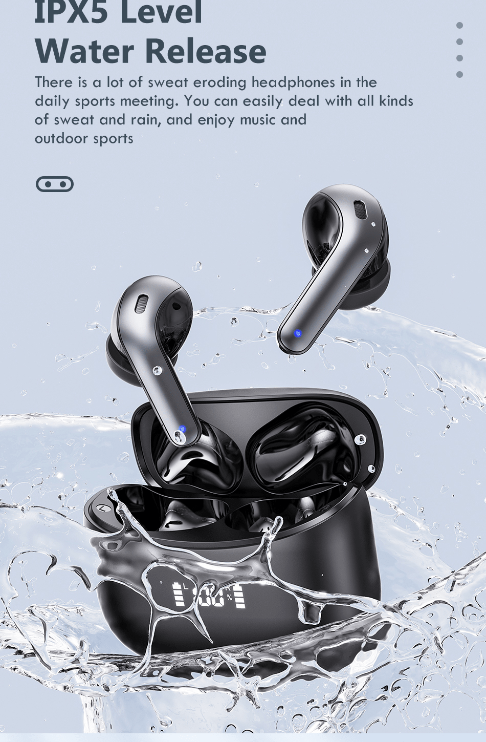 LED TWS Earbuds Bluetooth 5.0 Earphones for Huawei Iphone - My 2 buyTech Accessories