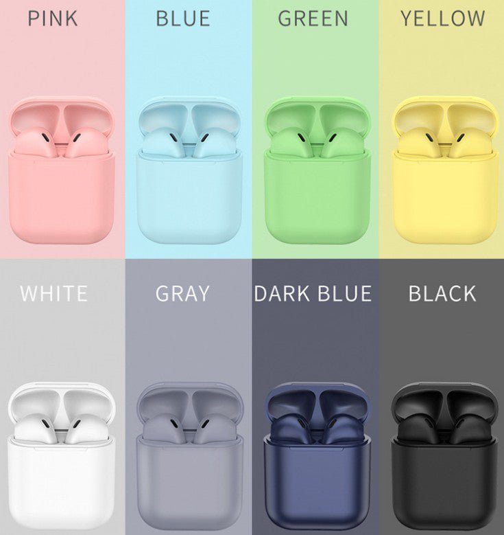 Macarons Inpods12 TWS Earbuds Wireless Bluetooth Headset for Gifts - My 2 buyTech Accessories