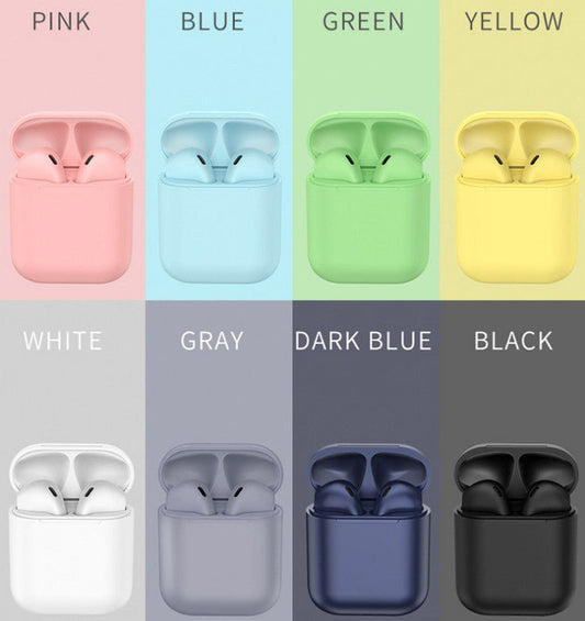 Macarons Inpods12 TWS Earbuds Wireless Bluetooth Headset for Gifts - My 2 buyTech Accessories
