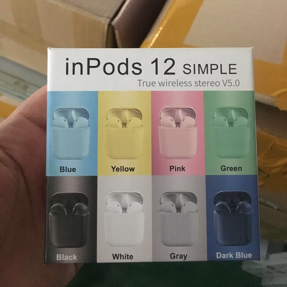 Macarons Inpods12 TWS Earbuds Wireless Bluetooth Headset for Gifts - My 2 buyTech Accessories