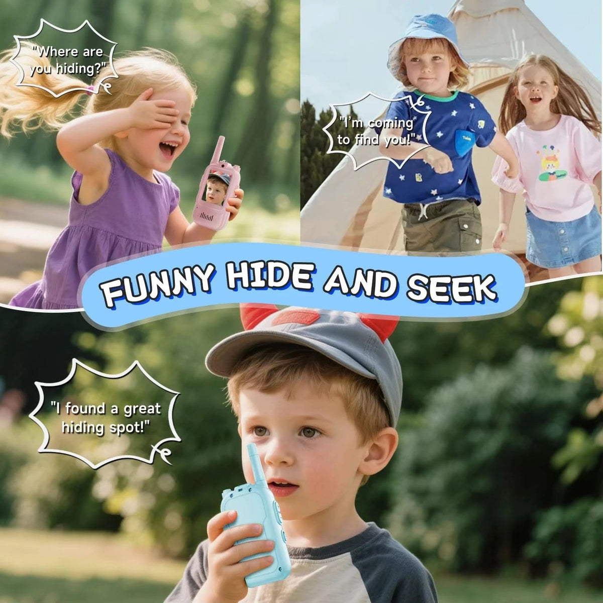 Magecam Video Walkie Talkies for Kids 2 Pack Rechargeable Intercom - My 2 buyOther
