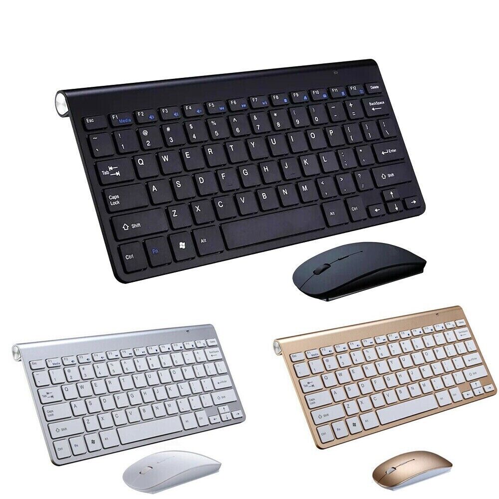 Mini Wireless Keyboard And Mouse Set Waterproof 2.4G For Mac Apple PC - My 2 buyTech Accessories