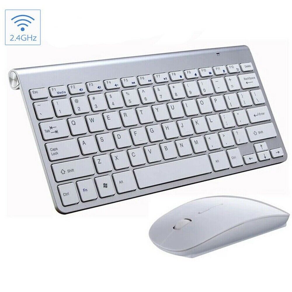 Mini Wireless Keyboard And Mouse Set Waterproof 2.4G For Mac Apple PC - My 2 buyTech Accessories