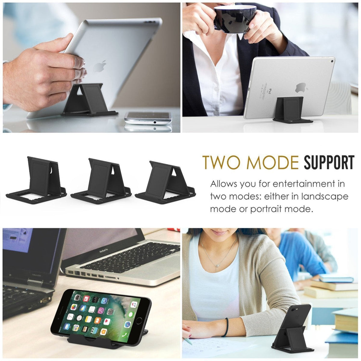 Phone/Tablet Stand, Foldable Multi-Angle Holder for Phone and Tablet - My 2 buyMobile & Laptop Accessories