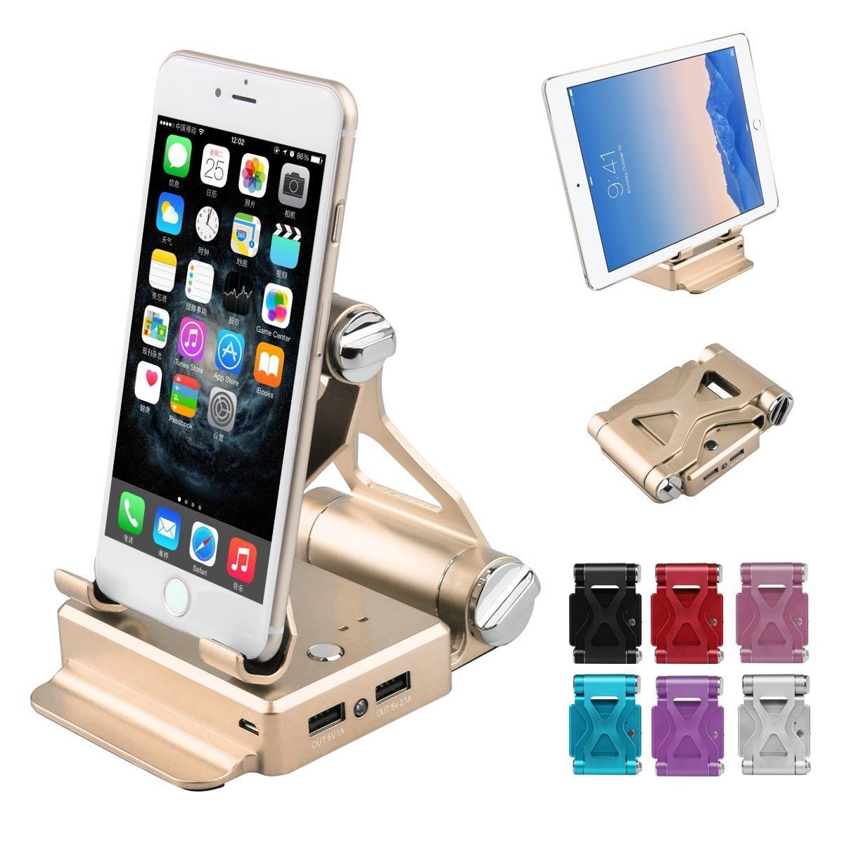 Podium Style Stand With Extended Battery Up To 200% For iPad, iPhone - My 2 buyTech Accessories