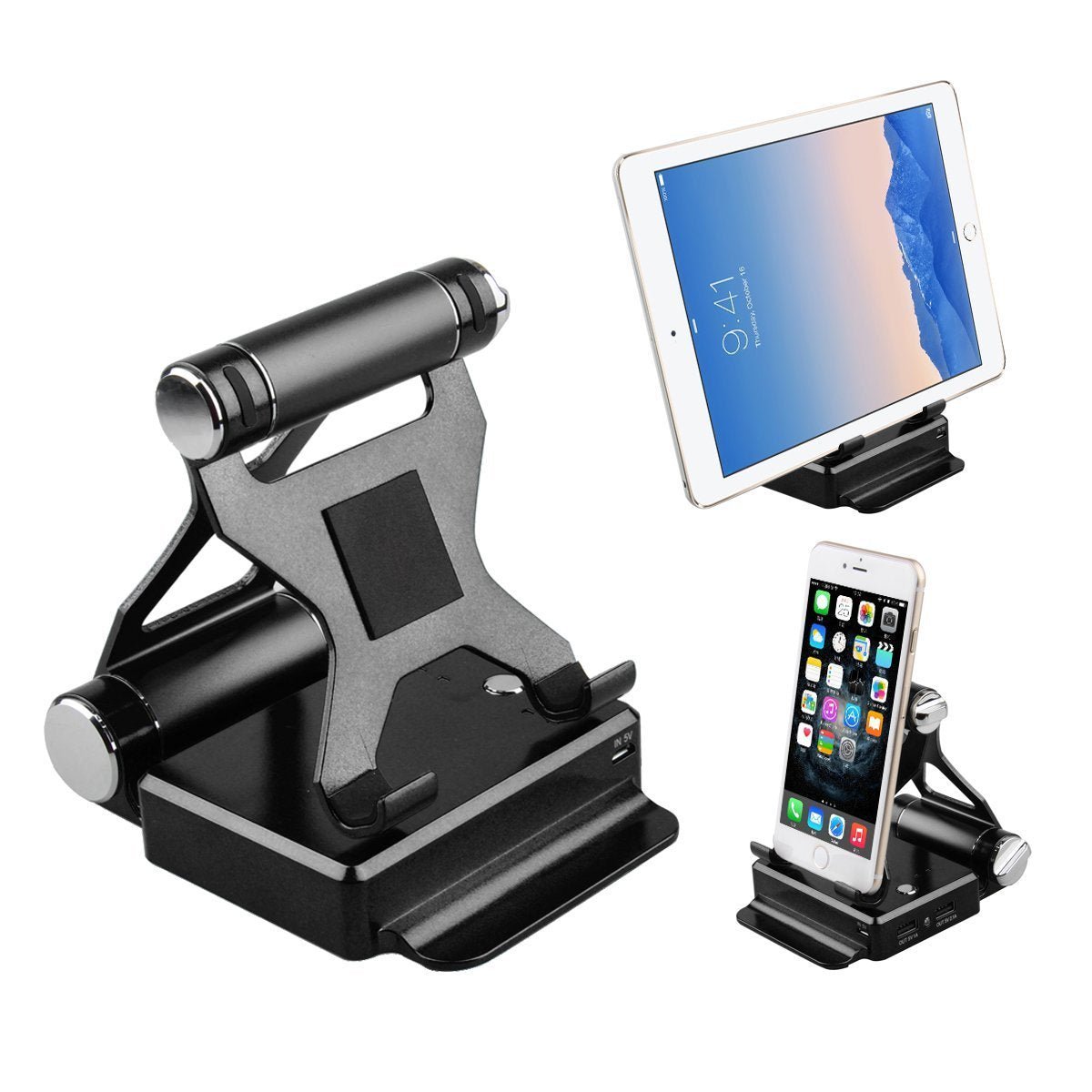 Podium Style Stand With Extended Battery Up To 200% For iPad, iPhone - My 2 buyTech Accessories